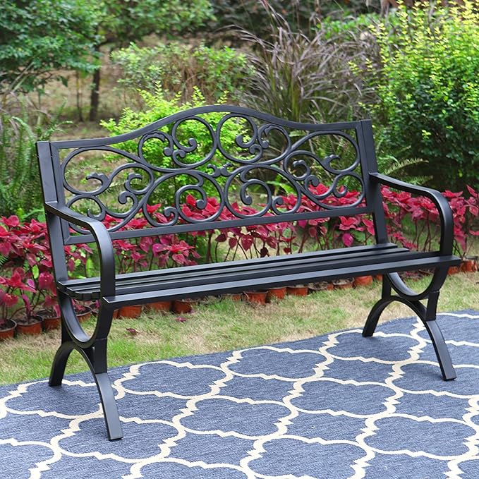 Durable water resistant metal benches